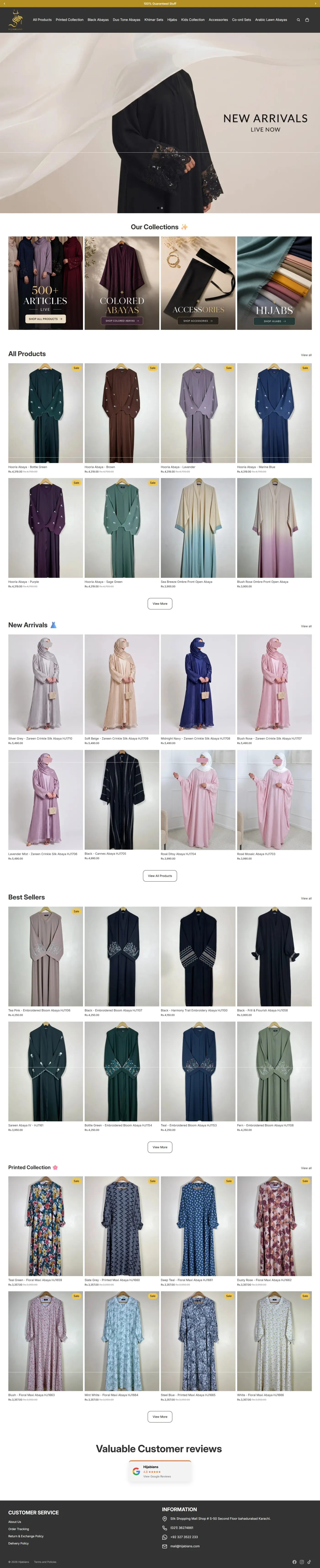 Hijabians full page preview