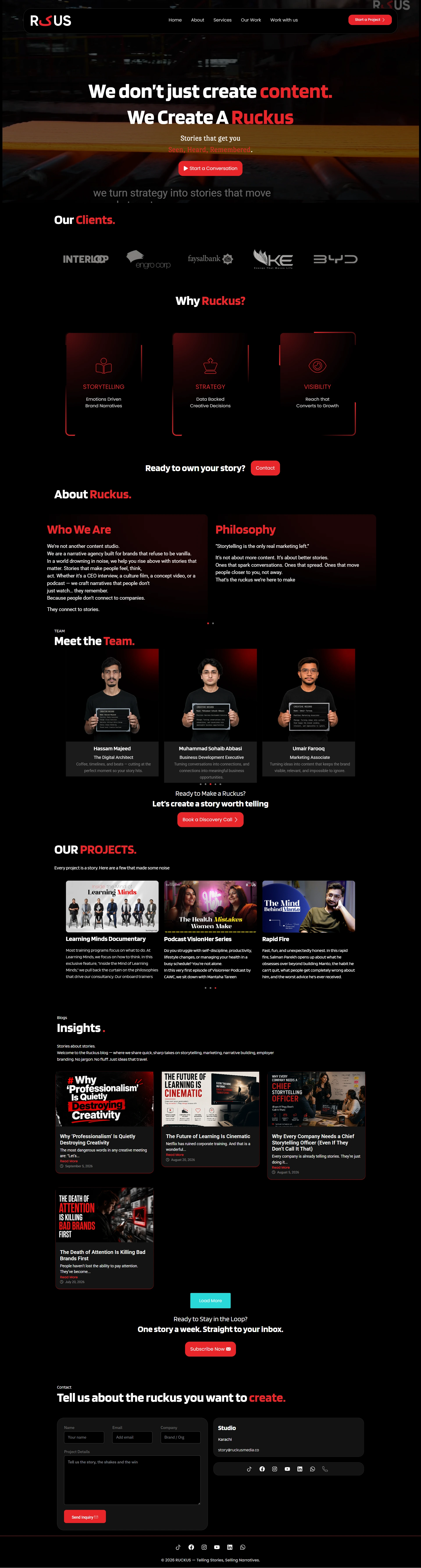 Ruckus Media full page preview